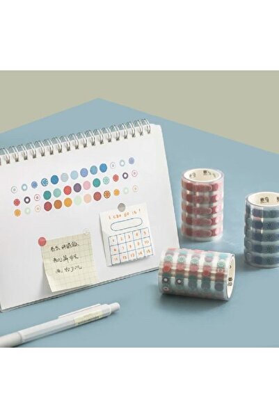 SF SCRAPBOOK KIRTASİYE Dot Dot Sticker Scrapbook Journal (200 Dots) Scrapbooking