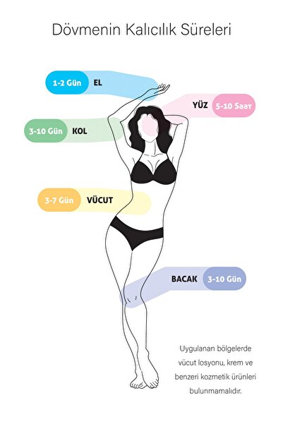 Artikel Halhal Geçici Tattoo -6, Bilek Tattoo, Ayak Tattoo, Geçici Dövme