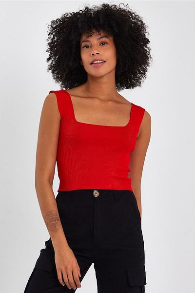 ALEXANDERGARDI ALEXANDERGARDİ SQUARE COLLAR CROP ATHLETE (A90779-S)