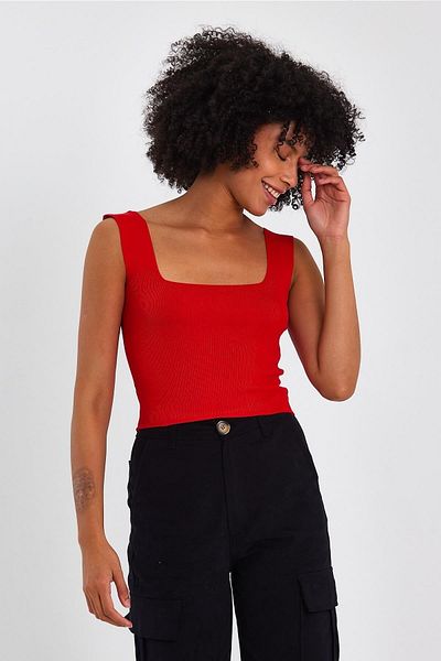 ALEXANDERGARDI ALEXANDERGARDİ SQUARE COLLAR CROP ATHLETE (A90779-S)