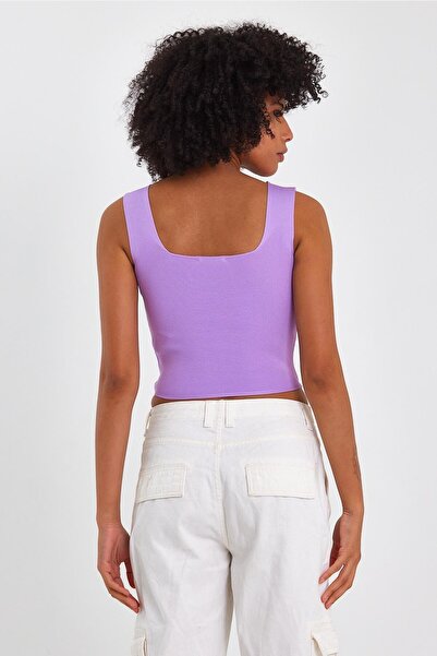 ALEXANDERGARDI ALEXANDERGARDİ SQUARE COLLAR CROP ATHLETE (A90779-S)