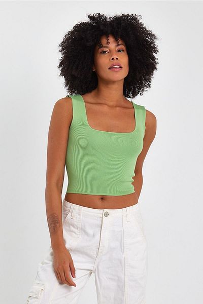 ALEXANDERGARDI ALEXANDERGARDİ SQUARE COLLAR CROP ATHLETE (A90779-S)
