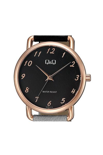 Q&Q Women's Wristwatch Leather Cord Waterproof