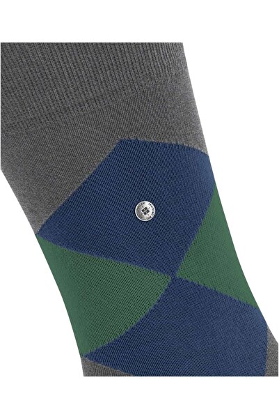 Burlington Herren Socken - Clyde, Rautenmuster, Bio-Baumwolle