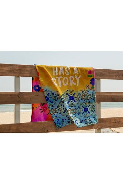 Buka Shops Every Summer Has A Story Microfiber Beach Towel 150x75 cm