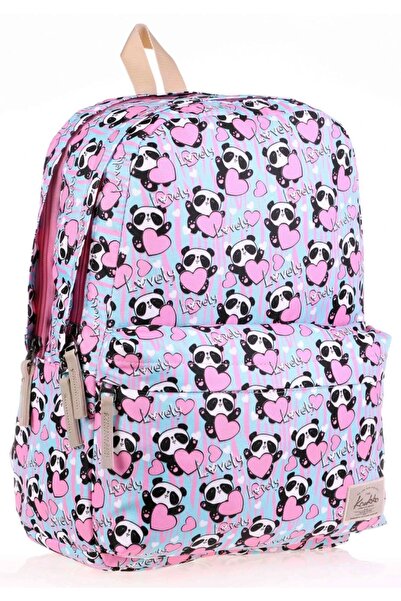 KAUKKO Nature Mor Panda Дівчача шкільна та повсякденна сумка