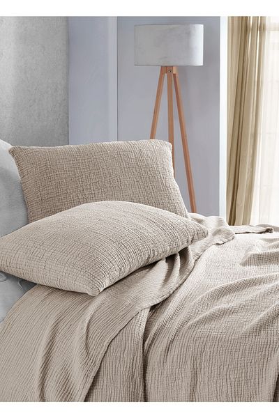 destinyhometex Калъфка за възглавница от норка, 4 слоя, многослойна, 2 части, 50 x 70 см
