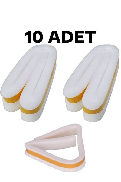 10 Pieces Adhesive Under Door (threshold) Tape Heat Insulation Sponge 90 Cm