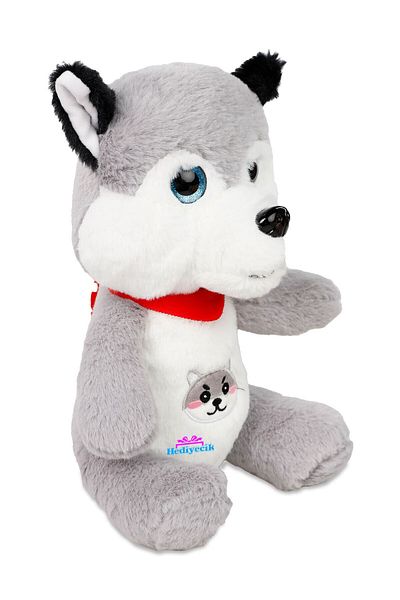 hediyecik 25 Cm Cute Plush Husky Toy Dog
