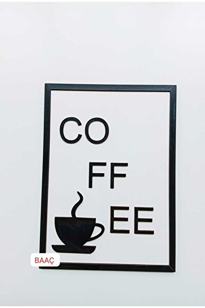 BAAÇ AHŞAP DEKORATİF TABLO COFFE