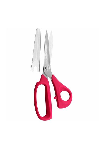 Kai V5210 Pink Plastic Handle Fabric Cutting Scissors with Case 21 Cm