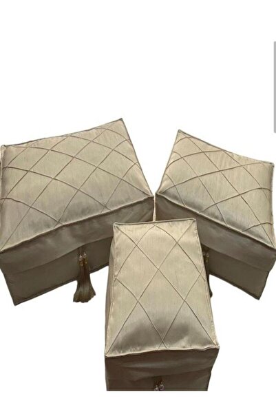 ÇEYİZAL Hurç Seti ( Üçlü Takım) Nervürlü