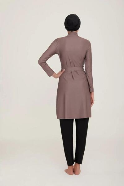 Adasea Charlie 4443 Mink Full Size Design Hijab Swimsuit