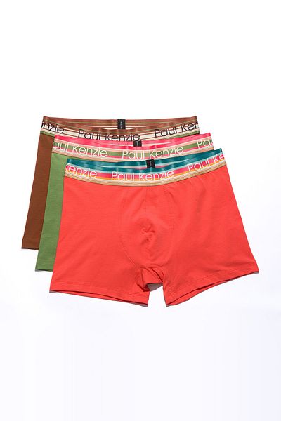 Paul Kenzie Συλλογή 3-Piece Men's Boxer Vintage - Nostalgic