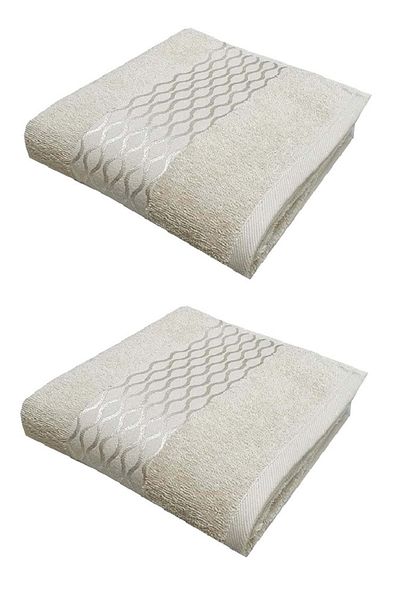 Özdilek 2 Pieces Cotton Hand-face Towels (50x80)-elissa Stone