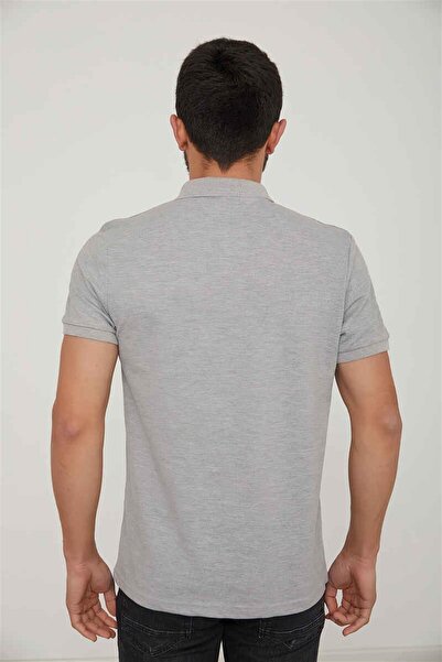 Cazador Ανδρικό μπλουζάκι Polo Pike 4613 Γκρι