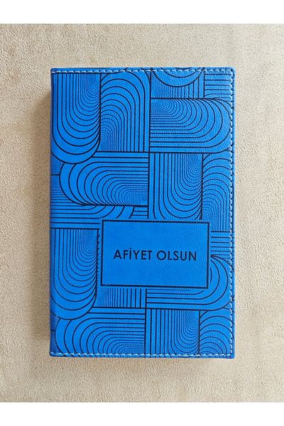 ankara menü (1 piece) 13x21 Box, Leather Account Receipt Pad, Printed Change Box, Ticket