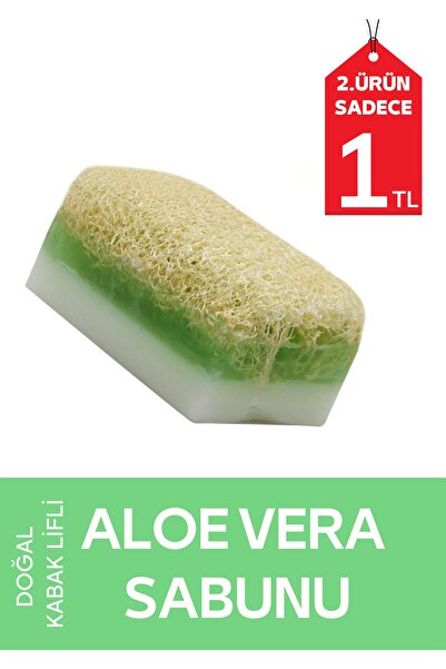 GELLO Doğal Kabak Lifli Aloe Vera Sabunu 120 gr