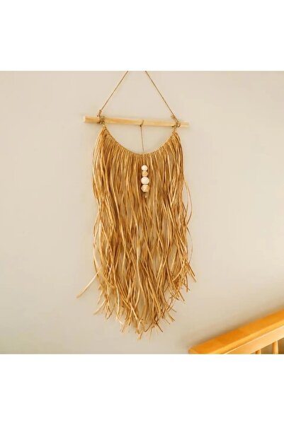 afralya home Rafya Püsküllü Duvar Süsü, Bohem Duvar Süsü