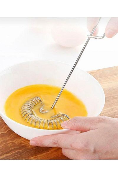 TRUSTMODA Ultra Practical Spiral Whisk, Sauce Egg Whisk, Spiral Omelette Whisk
