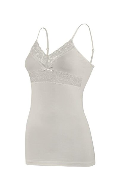 YILDIZ 6 штук лікра з мереживом, регульовані бретелі, майка, екрю 2292