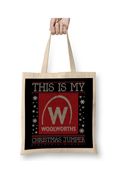 Baskı Dükkanı Ovo je moj božićni džemper iz Woolworthsa, dužine Torba i širin...
