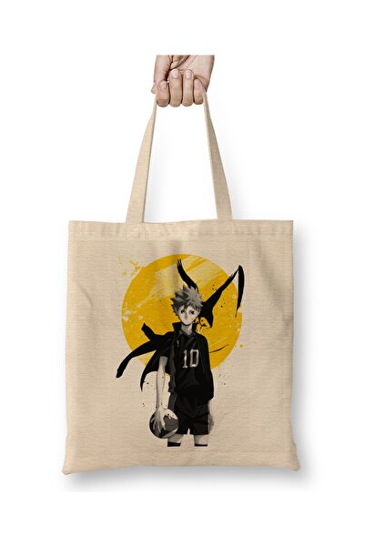 Baskı Dükkanı Haikyuu Shoyo Hinata Tkanina Torba Duga Sa ručkom