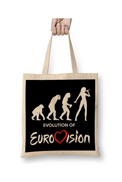 Baskı Dükkanı Η Εξέλιξη της υφασμάτινης τσάντας Eurovision με μακριά λαβή