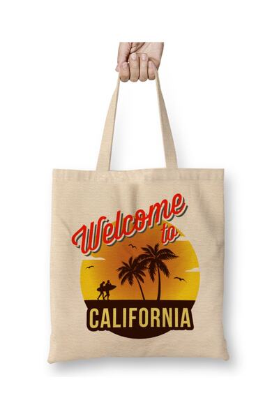 Baskı Dükkanı Dobrodošli u California Cloth Torba Long Sa ručkom