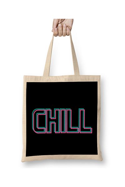 Baskı Dükkanı Chill υφασμάτινη τσάντα με μακριά λαβή