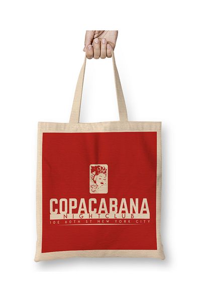 Baskı Dükkanı Υφασμάτινη τσάντα Copacabana Nightclub Goodfellas με μακριά λαβή