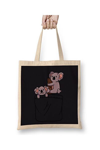 Baskı Dükkanı Kawaii Slatka Koala Džep 01 Tkanina Torba Duga Sa ručkom
