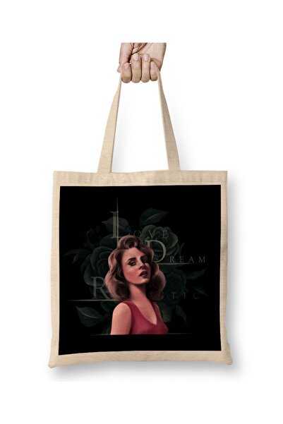 Baskı Dükkanı Lana Del Rey 01 Tkanina Torba Duga Sa ručkom