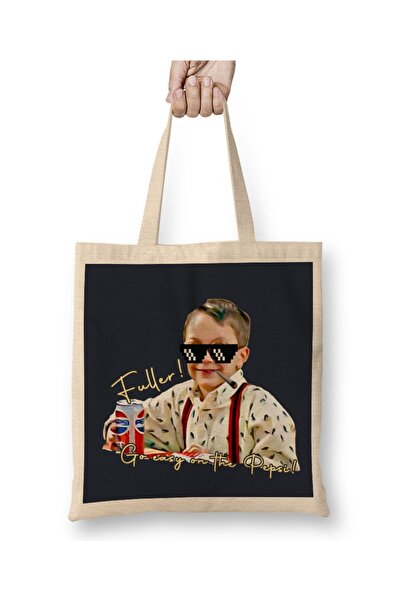 Baskı Dükkanı Fuller Go Easy Thug Life Home Alone Tkanina Torba Duga Sa ručkom