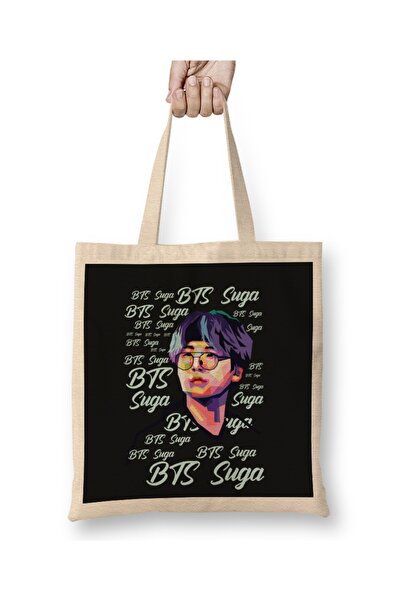 Baskı Dükkanı حقيبة بي تي إس سوجا بمقبض طويل