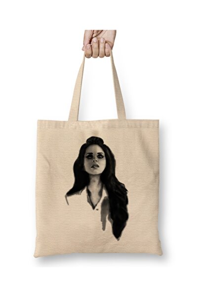 Baskı Dükkanı Lana Del Rey Love 02 Tkanina Torba Duga Sa ručkom
