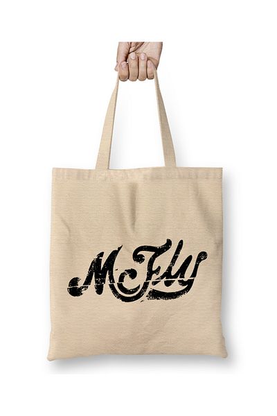 Baskı Dükkanı Mcfly 03 υφασμάτινη τσάντα μακριά λαβή