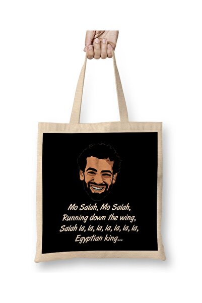 Baskı Dükkanı Mo Salah trči niz krila, fudbalska navijačka lopta Torba duga S...