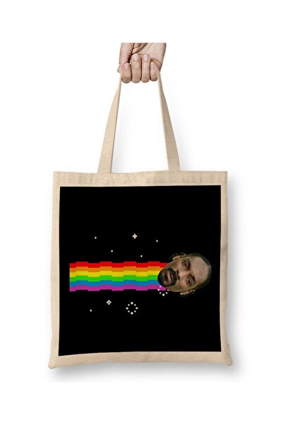 Baskı Dükkanı Snoop Dogg Nyan Cat Meme Tkanina Torba Duga Sa ručkom