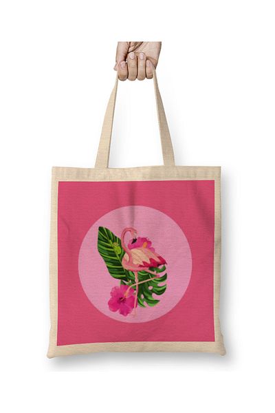 Baskı Dükkanı Sassy Flamingo υφασμάτινη τσάντα με μακριά λαβή