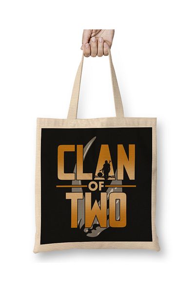 Baskı Dükkanı Clan Of Two 02 υφασμάτινη τσάντα με μακριά λαβή