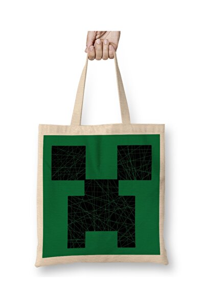 Baskı Dükkanı Ogrebana Creeper tkanina Torba duga Sa ručkom