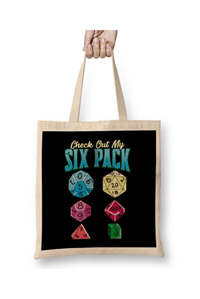 Baskı Dükkanı Smešno Pogledaj moj Six Pack RPG igračke kockice igračka reč ig...