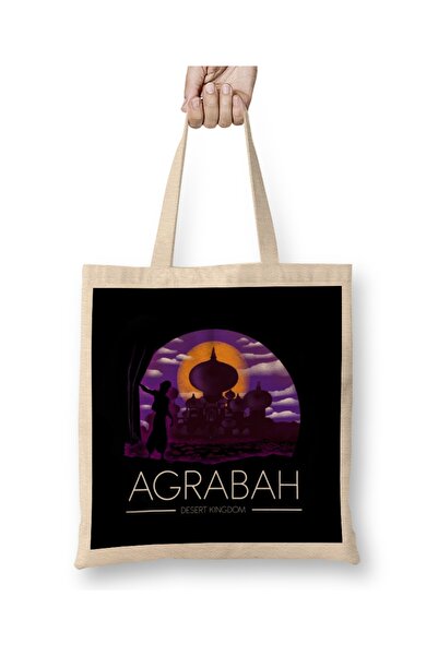 Baskı Dükkanı Υφασμάτινη τσάντα Desert Kingdom με μακριά λαβή