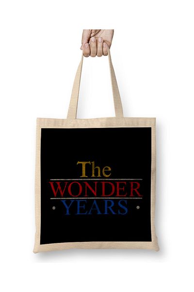 Baskı Dükkanı Retro Wonder Years υφασμάτινη τσάντα με μακριά λαβή