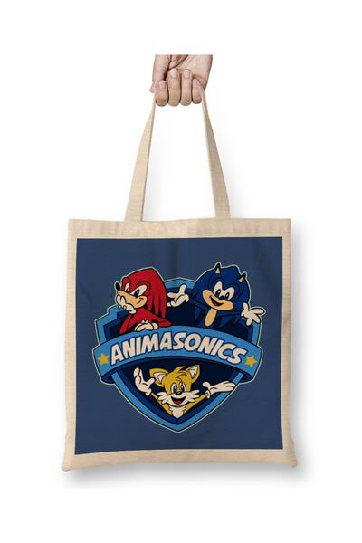 Baskı Dükkanı Sonic Animasonics Сумка з довгими ручками