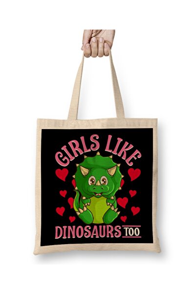 Baskı Dükkanı Slatke i duhovite devojke takođe vole dinosauruse Paleontološka...