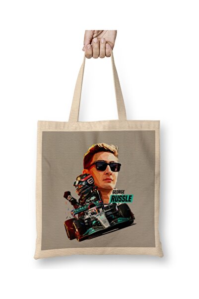 Baskı Dükkanı Nisko poli George Russell tkanina Torba duga Sa ručkom