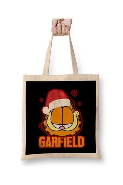 Baskı Dükkanı Garfield Božić za sve tkanine Torba Dugačka Sa ručkom