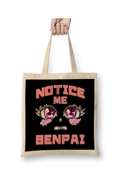 Baskı Dükkanı Primetite me, senpai, anime, slatke anime oči, japanska tkanina...